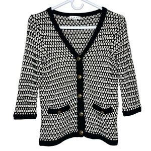 CAbi Coco Waffle Knit Cardigan